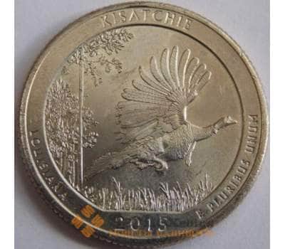 США 25 центов 2015 27 парк Kisatchie P арт. С01246