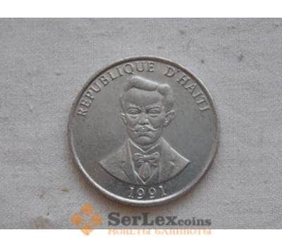 Монета Гаити 20 сентим 1991 unc КМ152 арт. С00159