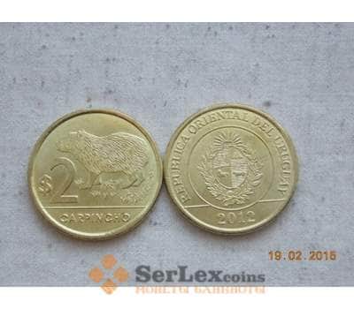 Монета Уругвай 2 песо 2012 unc КМ136 Фауна арт. С00691