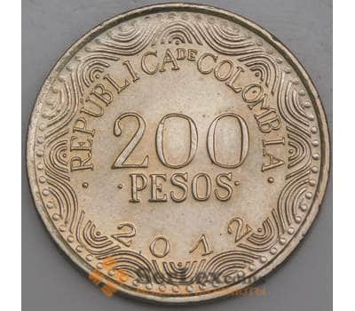 Монета Колумбия 200 песо 2012-2023 КМ 297 unc фауна арт. C00198