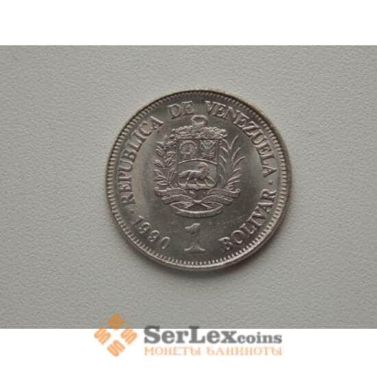 Венесуэла 1 боливар 1990 КМ52а.2 арт. С00097