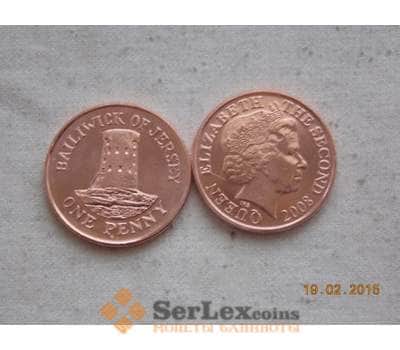Монета Джерси 1 пенни 1998-2016 КМ103 UNC арт. C00180