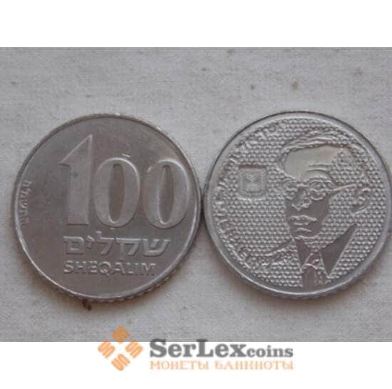 Израиль 100 шекелей 1985  Жаботинский unc КМ151 арт. C00187
