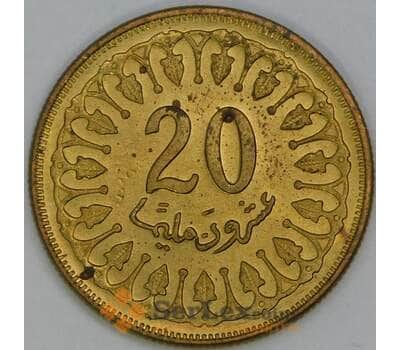 Тунис 20 миллим 1983 КМ307 aUNC арт. 55243