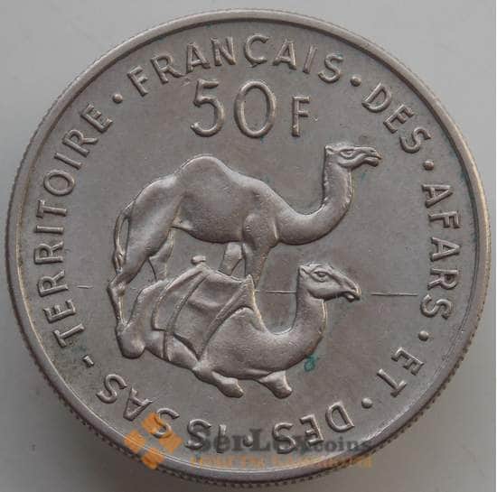 Французская Афар и Исса 50 франков 1970 КМ18 AU арт. 14586