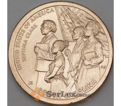 Монета США 1 доллар 2020 UNC P Инновации №9 Южная Каролина- Кларк арт. 26925