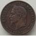 Монета Франция 10 сантимов 1861 A КМ798 XF арт. 11965