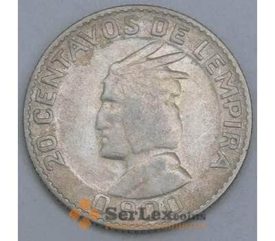Гондурас 20 центов 1951 КМ73 F арт. 56048