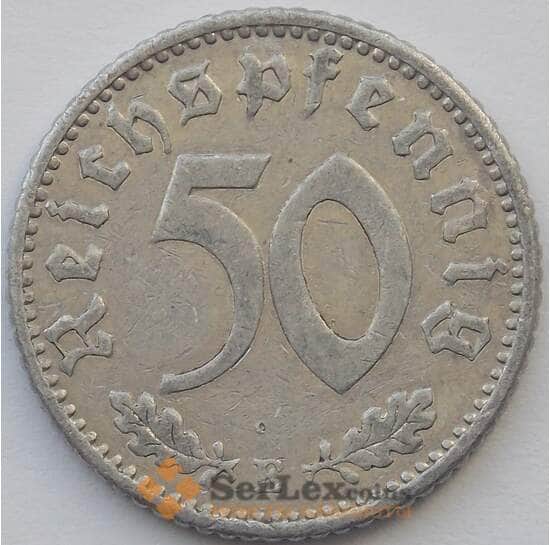 Германия 50 пфеннингов (рейхспфеннигов) 1935 Е КМ87 XF (J05.19 арт. 17475
