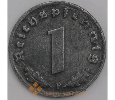 Германия монета 1 пфенниг 1943 F КМ97 XF арт. 43453