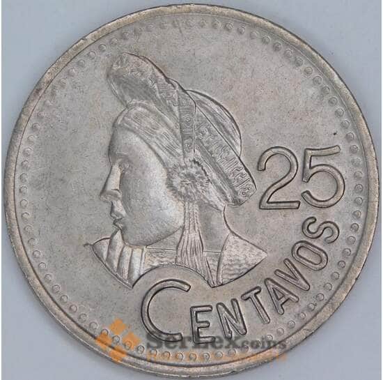 Гватемала 25 сентаво 1991 КМ278 AU-aUNC арт. 57576 Гватемала 25 сентаво 1991 КМ278 AU-aUNC арт. 57576