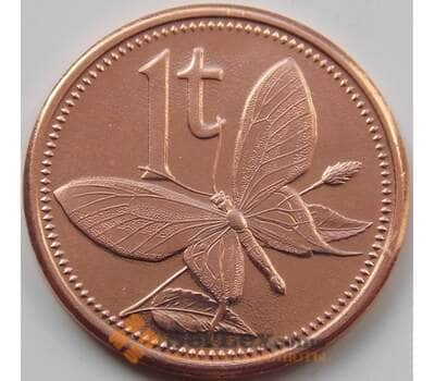Монета Папуа- Новая Гвинея 1 тойя 2004 КМ1 UNC арт. 7460