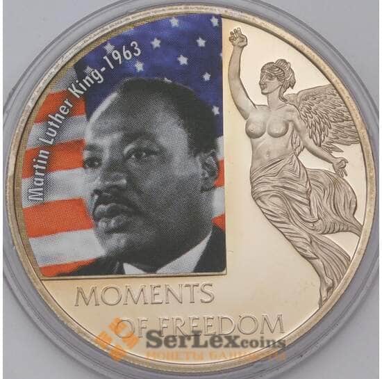 Либерия 10 долларов 2006 BU Мартин Лютер Кинг арт. 31451