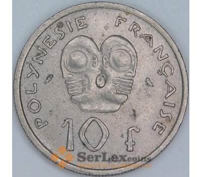 Французская Полинезия 10 франков 1967 КМ5 XF арт. 57318