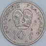 Французская Полинезия 10 франков 1967 КМ5 XF арт. 57318