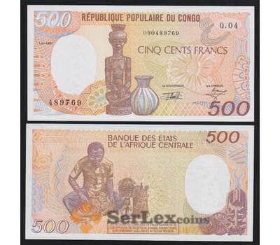 Конго 500 франков 1991 Р8d UNC арт. 52418