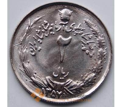 Монета Иран 2 риала 1978 КМ1174 XF арт. 6452