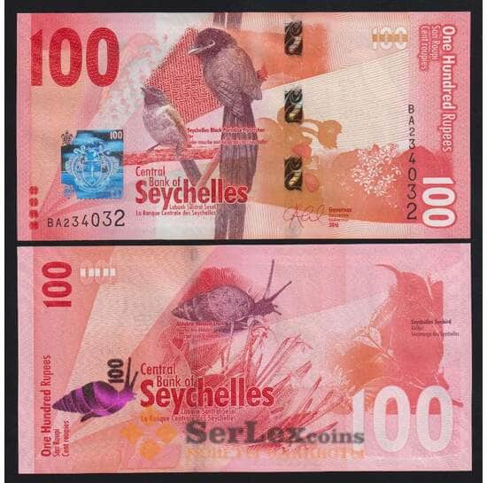 Сейшельские острова 100 рупий 2016 Р50 UNC арт. 53843