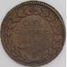 Монако монета 5 сантимов 1837 КМ95.1а F арт. 47347