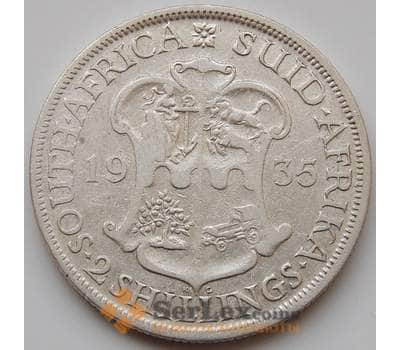 Монета Южная Африка ЮАР 2 шиллинга 1932-1936 КМ22 VF арт. 8219
