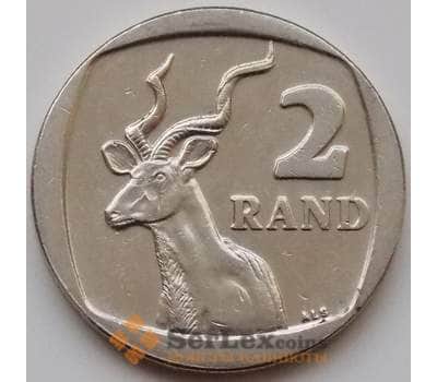 Монета Южная Африка ЮАР 2 рэнда (ранда) 2011 КМ505 aUNC арт. 8217