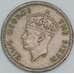 Монета Малайя 5 центов 1950 КМ7 XF арт. 23573