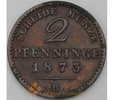 Монета Германия - Пруссия 2 пфеннига 1873 В КМ481  арт. 28915