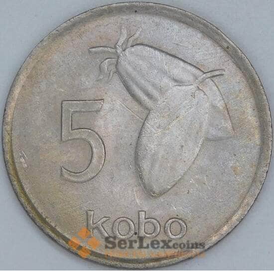 Нигерия 5 кобо 1976 КМ9.1 aUNC арт. 56577 Нигерия 5 кобо 1976 КМ9.1 aUNC арт. 56577