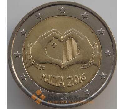 Монета Мальта 2 евро 2016 UNC Любовь к детям арт. 11509