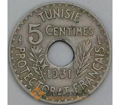 Тунис 5 самнтимов 1931 КМ258 VF арт. 55236