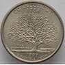 США 25 центов 1999 P КМ297 UNC Кеннектикут арт. 15241
