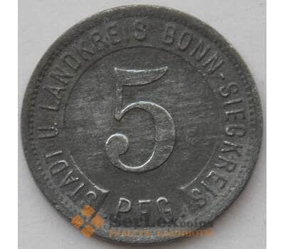 Германия Нотгельд 5 пфеннигов 1919 Цинк Бонн (J05.19) арт. 16562