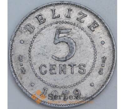 Белиз 5 центов 1979 КМ34а VF арт. 57181
