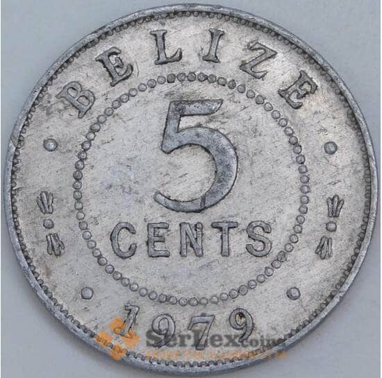Белиз 5 центов 1979 КМ34а VF арт. 57181