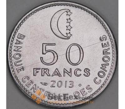 Коморские острова 50 франков 2013 КМ16b UNC арт. 52933