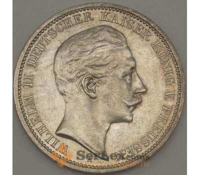 Монета Германия Пруссия 3 марки 1910 КМ527 XF Серебро (n17.19) арт. 21594