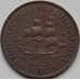 Монета Южная Африка ЮАР 1 пенни 1941 КМ25 XF арт. 7906