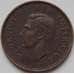 Монета Южная Африка ЮАР 1/2 пенни 1941 КМ24 XF арт. 7907