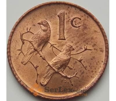 Монета Южная Африка ЮАР 1 цент 1965-1969 КМ65.1 aUNC арт. 7909