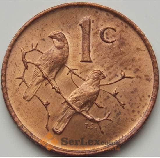 Южная Африка ЮАР 1 цент 1965-1969 КМ65.1 aUNC арт. 7909