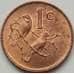 Монета Южная Африка ЮАР 1 цент 1965-1969 КМ65.1 aUNC арт. 7909