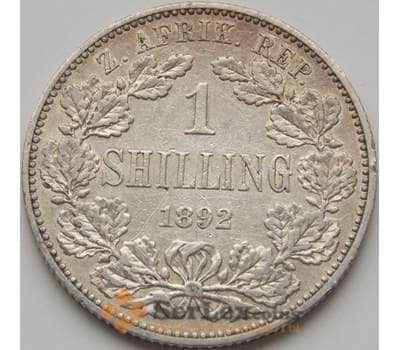 Монета Южная Африка ЮАР 1 шиллинг 1892 КМ5 VF  арт. 7913