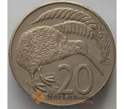 Монета Новая Зеландия 20 центов 1987 КМ62 VF (J05.19) арт. 17245