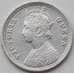 Монета Британская Индия 1/4 рупии 1862 КМ476 XF арт. 11984
