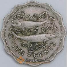 Багамские острова 10 центов 1980 КМ61 VF арт. 57520