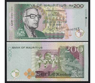 Маврикий 200 рупий 2004 Р57а UNC арт. 53206