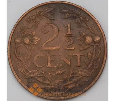 Монета Нидерландские Антиллы 2 1/2 цента 1965 КМ5 VF арт. 23698