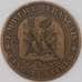 Монета Франция 5 сантимов 1862 А КМ797 F арт. 22738
