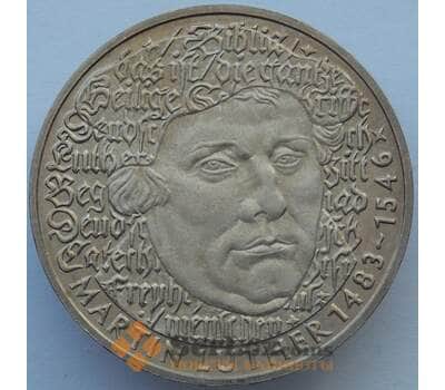 Монета Германия 5 марок 1983 КМ159 UNC Мартин Лютер (J05.19) арт. 16296
