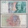 Швеция банкнота 100 крон 1986-2000 Р57 F арт. 49149